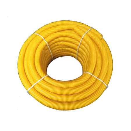 KABLE KONTROL Kable Kontrol® Convoluted Split Wire Loom Tubing - 3/4" Inside Diameter - 100' Length - Yellow WL904-SP100-WHITE